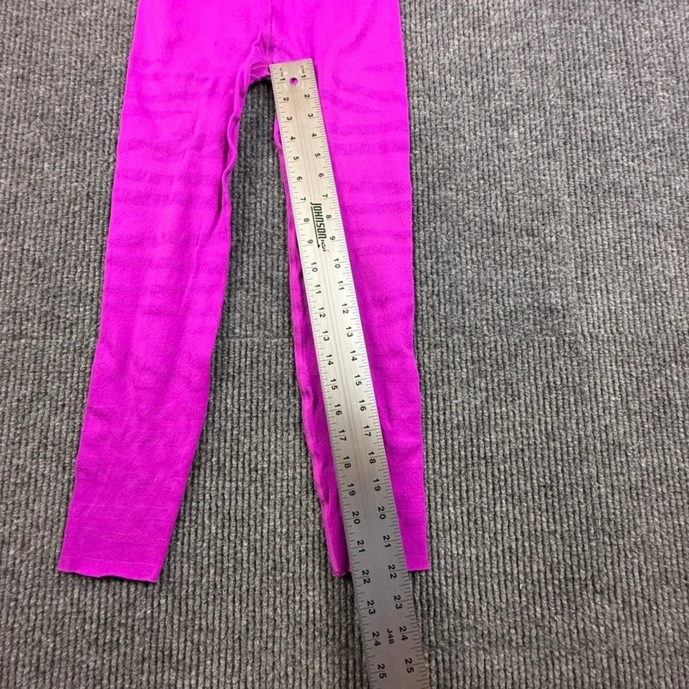 Fabletics SculptKnit Size Unknown High Waisted Leggings Magenta Purple Textured